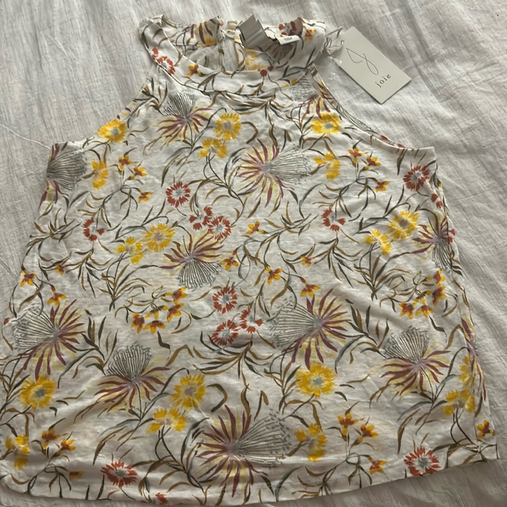 NWT Joie linen top